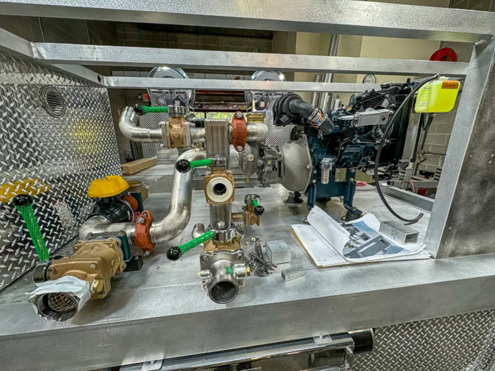 Rear module view with chevron panel pieces, photo 155 of 303.